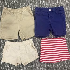 4-Pack Girls’ Shorts